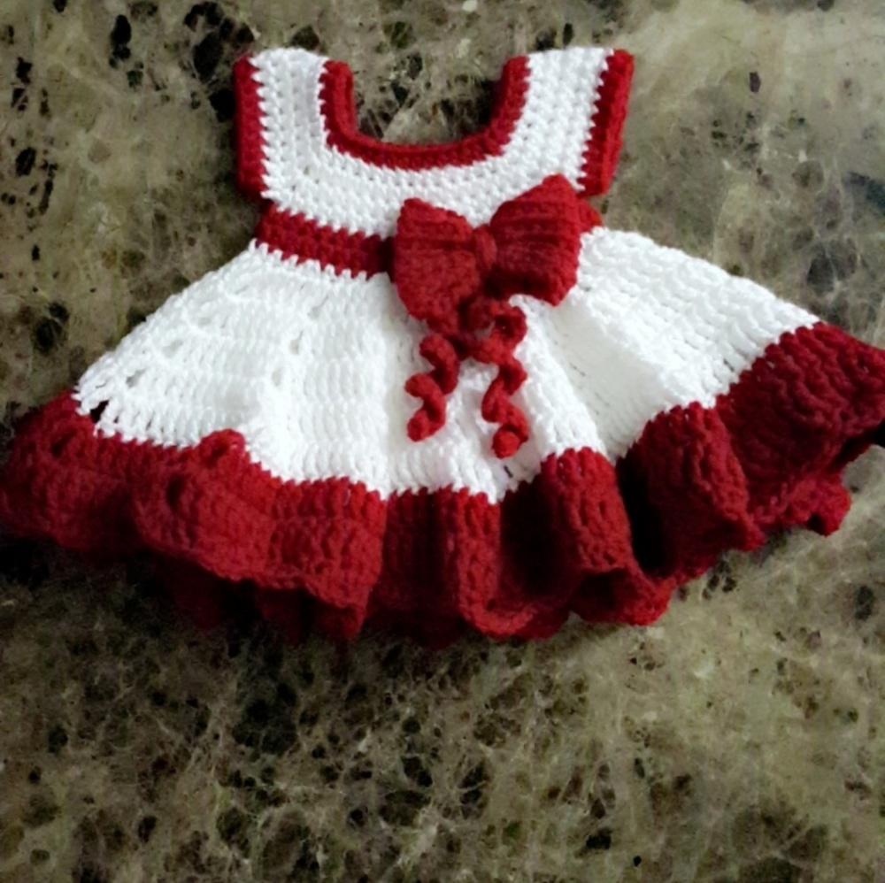 Baby girl dress handmade by me